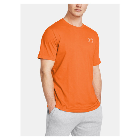 Oranžové pánske tričko Under Armour UA M SPORTSTYLE LC SS