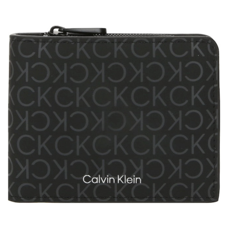 Calvin Klein Peňaženka  sivá / čierna / biela