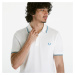 Tričko FRED PERRY Twin Tipped Shirt Snow White/ Warm grey/ Ocean