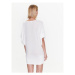 MICHAEL Michael Kors Plážové šaty Iconic Solids Cover Up MM7M649 Biela Slim Fit