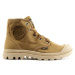 Palladium  Pampa Hi Wax - Olive/Warm Sand  Čižmy Hnedá