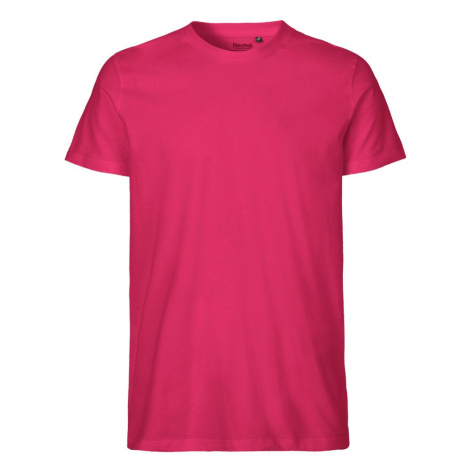Neutral Pánske tričko Fit z organickej Fairtrade bavlny - Ružová