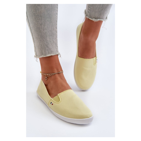 Women's slip-on sneakers Yellow Adrancia