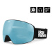 HORSEFEATHERS Okuliare na snowboard Scout - black/mirror blue BLACK