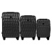 Tmavosivá sada cestovných kufrov GOLDEN EAGLE PC190, Set of 3 suitcases (L,M,S)