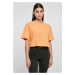 Women's short oversized papaya T-shirt