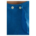 TOP GANT LINEN FRILL TOP LAPIS BLUE