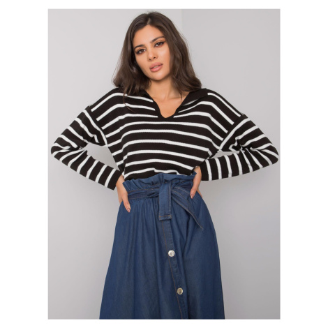 Black striped sweater by Evanston RUE PARIS