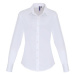Premier Workwear Dámska bavlnená košeľa s dlhým rukávom PR344 White
