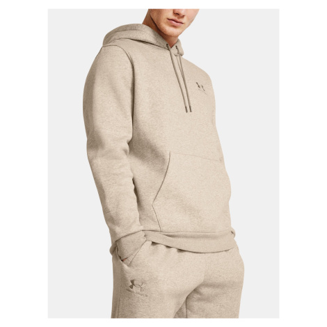 Svetlo hnedá mikina Under Armour UA Essential Fleece Hoodie