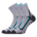 Ponožky VOXX Kryptox grey-turquoise 3 páry 111204