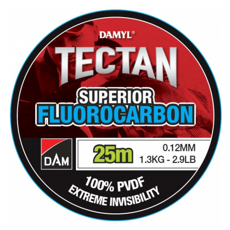 Dam vlasec damyl tectan superior fluorocarbon 25 m - 0,12 mm 1,3 kg