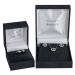 JKBOX Luxusná koženková čierna krabička na prsteň alebo náušnice IK031-SAM Značka: Sam's Artisan