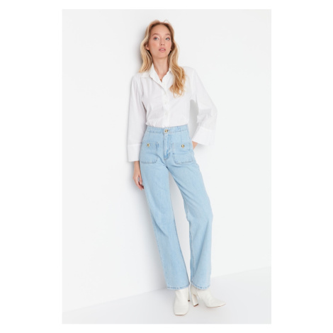 Dámske džínsy wide leg Trendyol