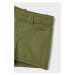Detské krátke nohavice Mayoral zelená farba, jednofarebné,
