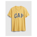 GAP žlté pánske tričko s logom
