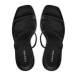 Calvin Klein Šľapky Padded Curved Stil Slide 70 HW0HW01992 Čierna
