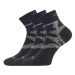 Voxx Franz 05 Unisex športové ponožky - 3 páry BM000002820700100495 čierna