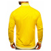 Žltá pánska mikina na zips bez kapucne retro style Bolf 11113