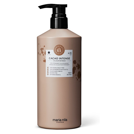 Maska na oživenie farby vlasov Maria Nila Colour Refresh Cacao Intense - tmavo hnedá, 750 ml (57