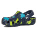 CROCS-Classic Monster Print Clog T navy Modrá