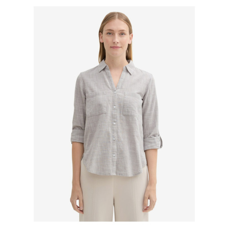 Grey women's checkered shirt Tom Tailor - Women's