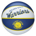 Wilson NBA RETRO MINI WARRIORS Mini basketbalová lopta, modrá, veľkosť