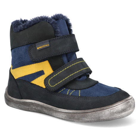 Barefoot detské zimné topánky Protetika - Rodrigo modré
