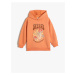 Koton Oversize Hooded Sweatshirt Mushroom Printed Raised