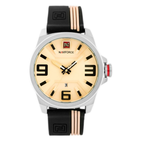 Pánske hodinky NAVIFORCE - NF9098 (zn045a) - beige/black