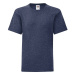 Navy blue children's t-shirt in combed cotton Fruit of the Loom