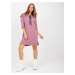 Dusty pink casual dress with 3/4 sleeves Ernestine