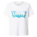 LEVI'S ® Tričko 'Graphic Jordie Tee'  tyrkysová / vodová / biela