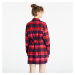 Tommy Jeans Check Mid Thigh Shirt Dress Red