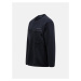 Mikina Peak Performance M Fleece Crew Black/Grey Melange