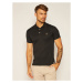 Polo Ralph Lauren Polokošeľa Ssl-Knt 710685514002 Čierna Slim Fit