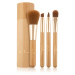 Luvia Cosmetics Bamboo Travel sada štetcov