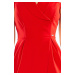 Dámske šaty 153-2 red - NUMOCO Červená