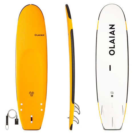 Penový surf 100 vystužený 7'5" 84 l + šnúra OLAIAN