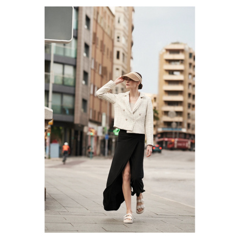 Women's summer trousers MOODO - black