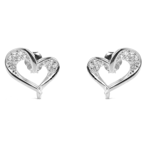 Strieborné náušnice Luela Vuch