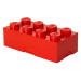 LEGO Storage BOX Box na desiatu, červená, veľkosť