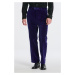 NOHAVICE GANT VELVET SUIT PANTS RICH NAVY