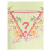 Guess Tričko Triangle Flowers W3GI41 J1314 Zelená Slim Fit