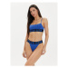 Calvin Klein Underwear Stringové nohavičky 000QF7638E Tmavomodrá