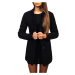 Comfortable women's coat 1950 - black