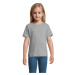 SOĽS Regent Kids Detské tričko s krátkym rukávom SL11970 Grey melange