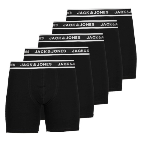 JACK & JONES Boxerky  čierna / biela
