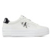 Calvin Klein Jeans Sneakersy Bold Vulc Flatf Low Lace Lth Ml YW0YW01294 Čierna