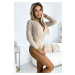 BÉŽOVÉ BODY S VÝSTRIHOM VIOLA 375-7 BEIGE